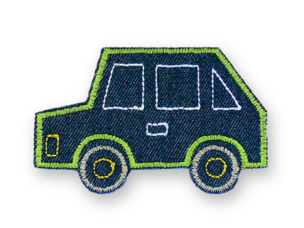 Auto Flicken für Kinder zum aufbügeln