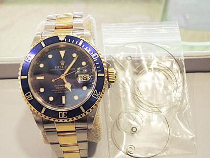 ROLEX 青サブマリーナ 故障品