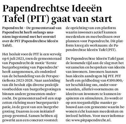 Artikel Het Kontakt 14 mei 2025