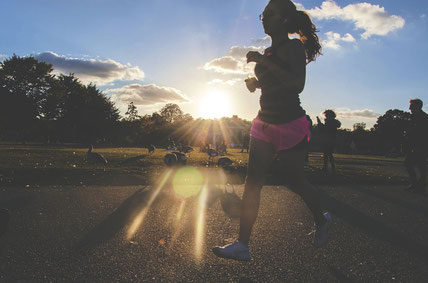 Picture of a woman running