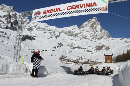 Ice Kart in Cervinia