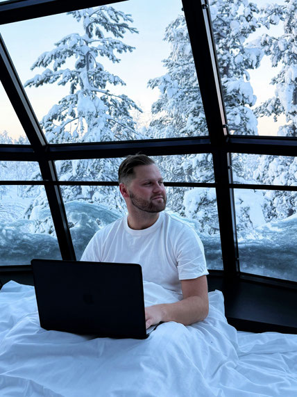 Homeoffice im Glasiglu