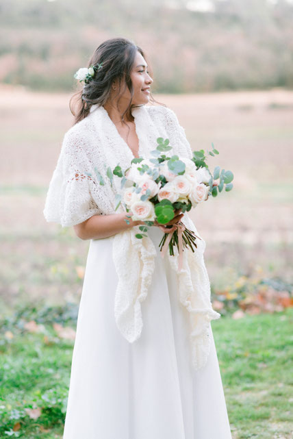 étole pour mariée, étole mariage var