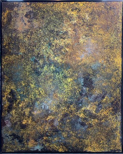 "Herbst" 2018 Acryltechnik auf Leinwand 100 x 80 cm (gerahmt) //sold//