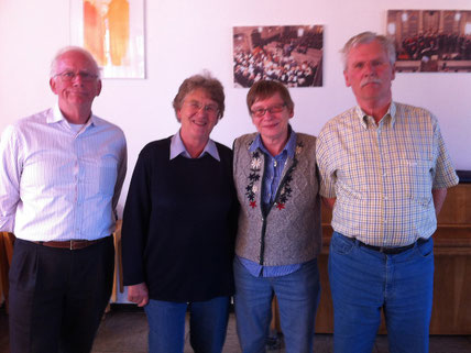 Horst Kruse, Renate Kruse, Renate Schneider, Jan Fischer (nicht im Bild: Karl Busse)