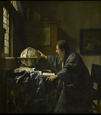 Vermeer (1632-1675), L'Astronome (1668)