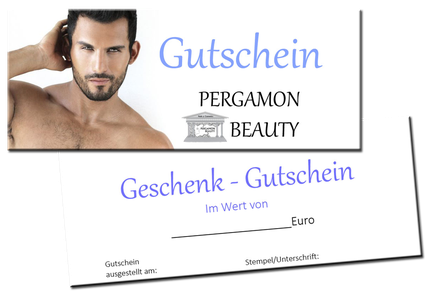 Gutschein für Männer Pergamon Beauty Obernburg