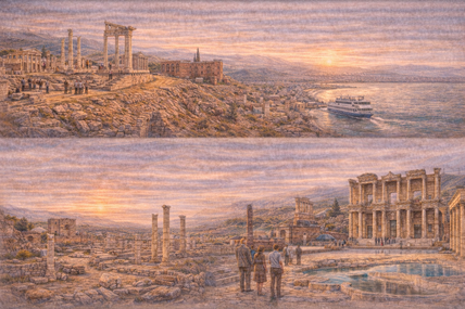 4. Tag: Pergamon und Ephesus – Zentren der Offenbarung Von der Akropolis des Zeus zur Metropole des Apostels Johannes.