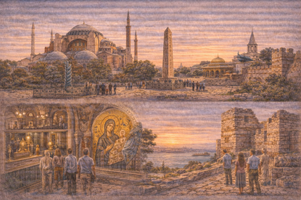 2. Tag: Konstantinopel – Die Stadt der Kaiser und Konzile Byzanz, Konstantinopel, Istanbul: Drei Namen, eine Geschichte.