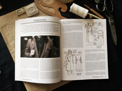 Maßmantel Berlin m.leis MAENTEL Veröffentlichung meiner Zeichnungen in der neuesten Ausgabe der Heritage Post- dem Magazin für Herrenkultur