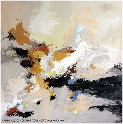 Artiste Peintre, peintre français, Crozat, Abstraction Contemporaine, abstraction minérale, Coulmont, abstraction matiériste