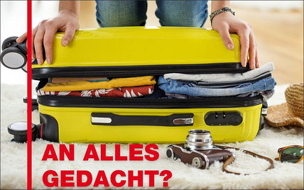 An alles gedacht? Medikamente im Handgepäck.