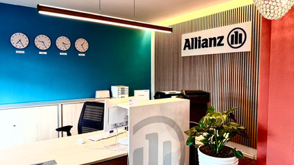 Empfangsbereich der Allianz Hauptvertretung Jens Schmidt in Weyhe-Leeste