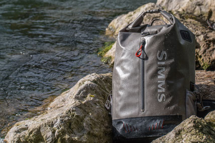 Simms dry creek rolltop backpack - danica dudes flyfishing blog