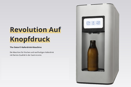 Die Haferdrink-Maschine