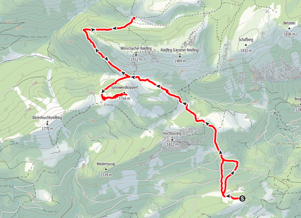 Sonnwendköpperl, Hochmölbinghütte, Langpoltenalm, Wörschach, Liezen, Steiermark, Wandern