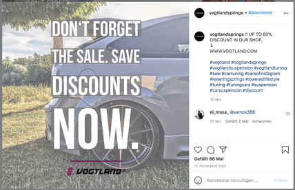 Instagram-Post Vogtland Autosport