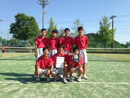 男子第3位　宮内中学校