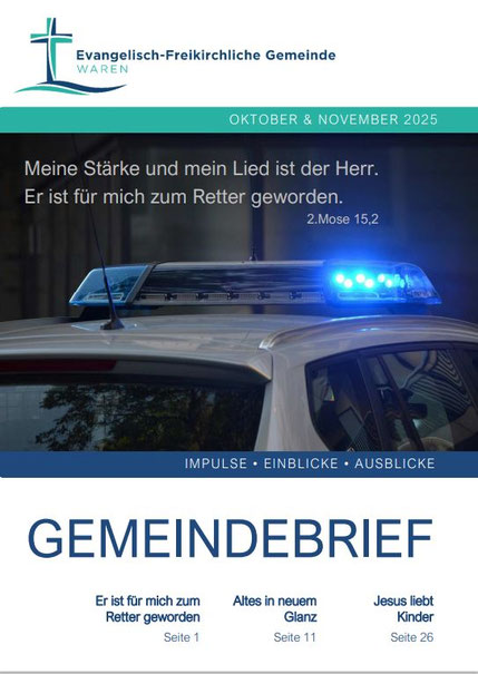 Gemeindebrief Oktober - November 2025