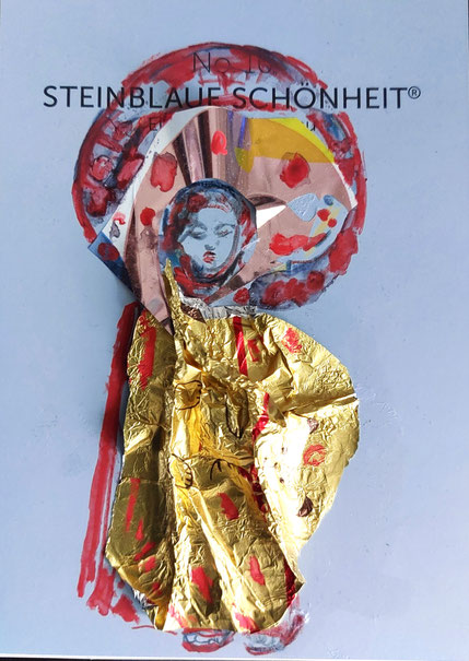 Steinblaue Schönheit 15x10,5