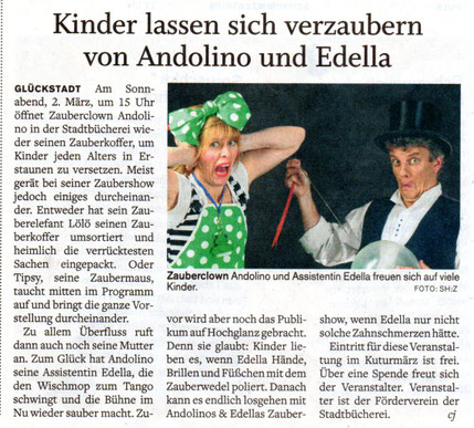 Kinder lassen sich verzaubern von Andolino und Edella