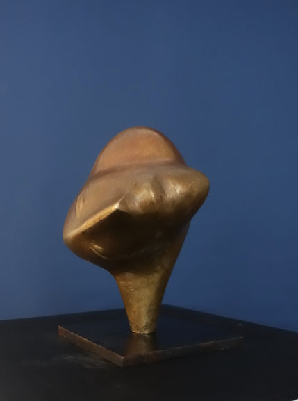 Heidrun Feistner: Der Knoten /  Bronzefassung /  Exemplar 2/5 / 16,5 cm / 2024 / Foto HF