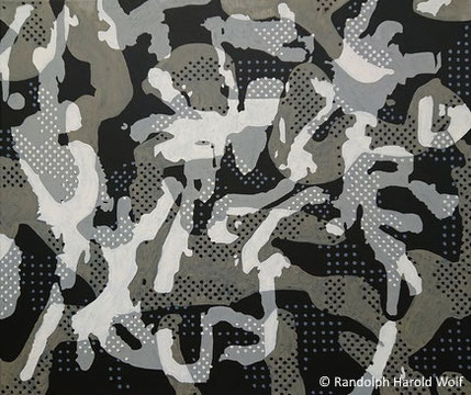 Arreglo en gris y negro n.º 1  (No es la madre del artista) Óleo sobre lienzo 70 × 60 cm 2020