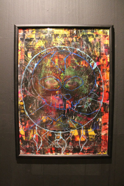 Techniques mixtes & transferts d'images sur plexiglas, 55X75cm, 2014