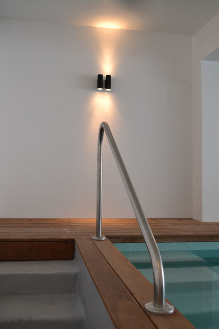 L'accès à la piscine 