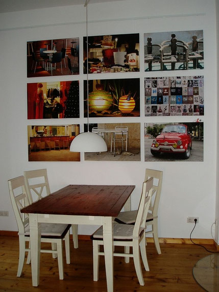 Wohnbeispiele Leinwanddruck, Fotos auf Leinwand