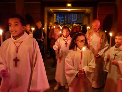 1.3--Procession d'entrée (ici à St Mathieu)