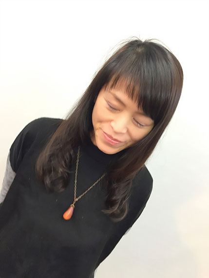横浜・美容室☆デジタルパーマとまだらカラーで綺麗女性に