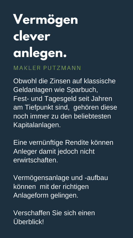 Obwohl die Zinsen auf klassische Geldanlagen wie Sparbuch,  Fest- und Tagesgeld seit Jahren am Tiefpunkt sind,  gehören diese noch immer zu den beliebtesten Kapitalanlagen.   Eine vernünftige Rendite können Anleger damit jedoch nicht erwirtschaften.  