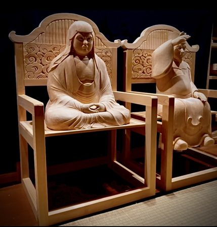仏像　木彫　菩薩 楽天市場】木彫り仏像 向源寺形【十一面観音菩薩立像】上彫 桧木