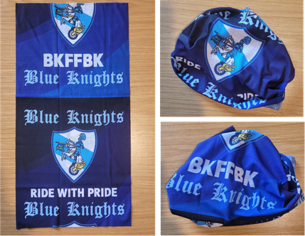 Blue Knights® Germany XIV Mittelfranken e.V.  Polizei - Motorradtouren-Club, Blue Knights, Blue Knights Germany 14, Blue Knights Mittelfranken, Merchandising Blue Knights XIV, Blue Knights 14, Schlauchtuch Blue Knights, Loop Blue Knights, Schal BKFFBK,