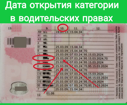 Водительские права Польши с Код 95