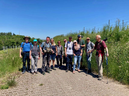 diesjährige Teilnehmer der Kaiserstuhl-Exkursion (Foto: Ebert)