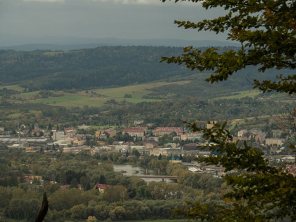 Bild: Blick auf die Stadt Sanok