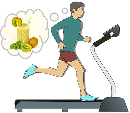 Fitness durch Ernährung und Sport (Bild: pixabay/verändert)