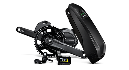 Der Shimano Steps E8000 e-Bike Antrieb ist besonders leicht und kompakt
