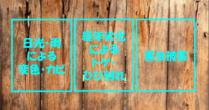 木材の弱点