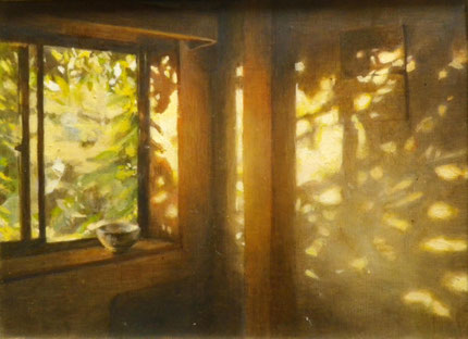 「room (early morning)」 油彩　F4 
