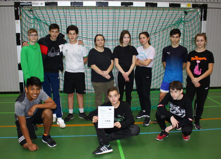 2. Platz für die Klasse 8b