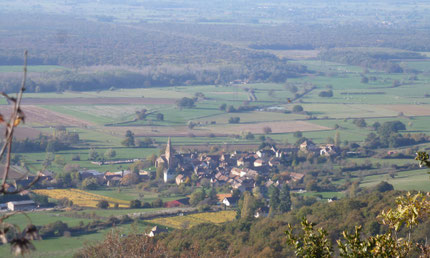 Blick auf Etrigny