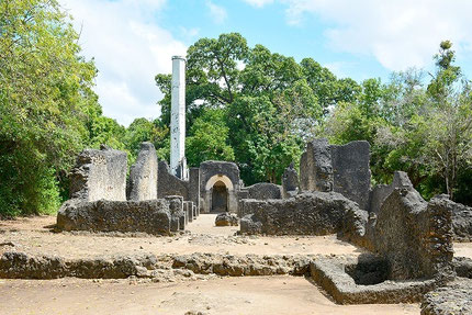 The Great (Friday) Mosque with Pillar tomb behind.