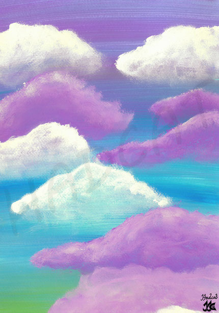 Hadcat lilac clouds