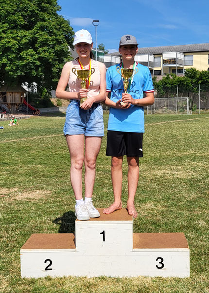 Herzliche Gratulation an die Gewinnerin Joy und Gewinner Joshua!