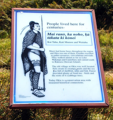 These signs are useful reminders of the 'Maori presence' in New Zealand but they obscure as much as they reveal. For example, what happened to the village and the people that lived in it?