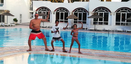 Famille KADEM en shuto à Hammamet TUNISIE !!!! Amine, Lounis,Sarah