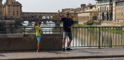 David et Martin à Florence en  Italie !